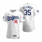 Men & Youth #35 Cody Bellinger LA Dodgers 2020 World Series Champion Flex Base White Home Jersey