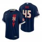 Men & Youth Kids #45 Gerrit Cole New York Yankees 2021 All-Star Game Navy Blue Jersey