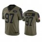 Men & Youth Kids #97 Nick Bosa San Francisco 49ers 2021 Salute to Service Limited Olive Jersey