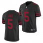 Men & Youth Kids #5 Trey Lance San Francisco 49ers Color Rush Limited Black Jersey