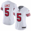 Women's #5 Trey Lance San Francisco 49ers Color Rush Limited White Jersey