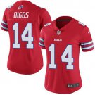 Women's #14 Stefon Diggs Buffalo Bills Color Rush Limited Red Jersey