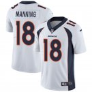Men & Youth Kids #18 Peyton Manning Denver Broncos Color Rush Limited White Jersey