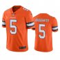 Men & Youth Kids #5 Teddy Bridgewater Denver Broncos Color Rush Limited Orange Jersey