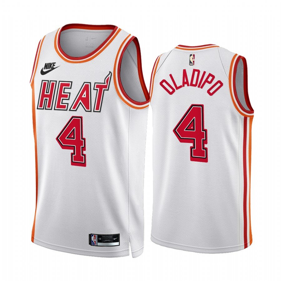 Men & Youth Kids Kids #4 Victor Oladipo Miami Heat 2022-23 Classic Edition White Jersey