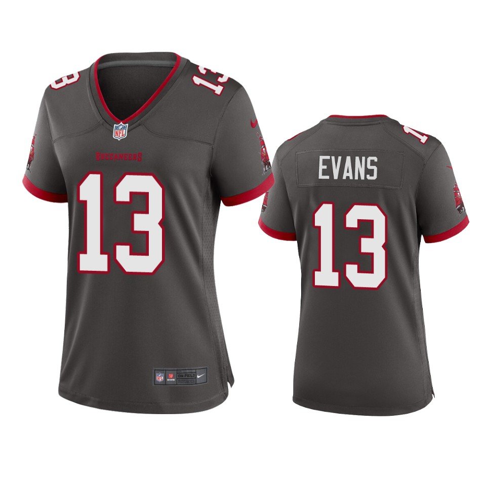 Women's #13 Mike Evans Tampa Bay Buccaneers Brown Jersey