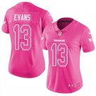 Women's #13 Mike Evans Tampa Bay Buccaneers Color Rush Limited Pink Jersey