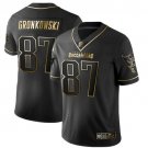 Men & Youth Kids #87 Rob Gronkowski Tampa Bay Buccaneers Black Golden Edition Jersey
