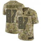 Men & Youth Kids #87 Rob Gronkowski Tampa Bay Buccaneers Salute to Service Limited Camo Jersey