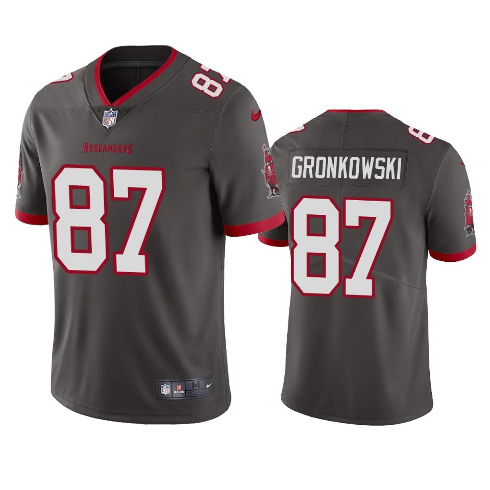 Men & Youth Kids #87 Rob Gronkowski Tampa Bay Buccaneers Color Rush Limited Brown Jersey