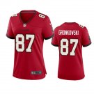 Women's #87 Rob Gronkowski Tampa Bay Buccaneers Red Jersey