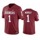 Men's #1 Kyler Murray Oklahoma Sooners Crimson Home Red Jersey