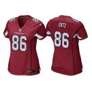 Women's #86 Zach Ertz Arizona Cardinals Game Red Jersey