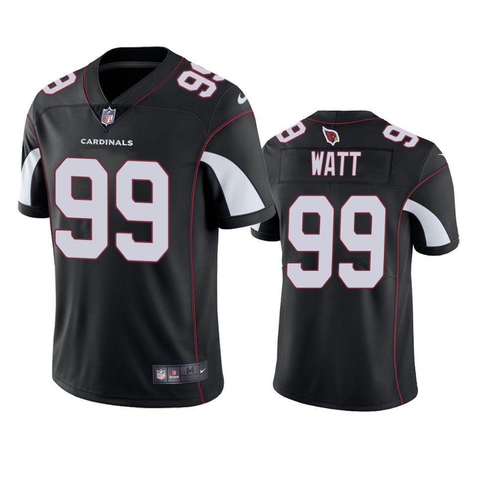 Men & Youth Kids #99 J.J. Watt Arizona Cardinals Color Rush Limited Black Jersey