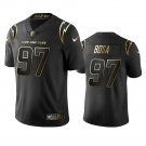 Men & Youth Kids #97 Joey Bosa Los Angeles Chargers Black Golden Edition Jersey