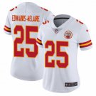 Women's #25 Clyde Edwards-Helaire Kansas City Chiefs Color Rush Limited White Jersey