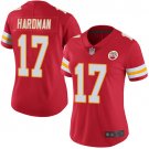 Women's #17 Mecole Hardman Kansas City Chiefs Color Rush Limited Red Jersey