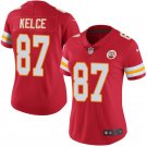 Women's #87 Travis Kelce Kansas City Chiefs Color Rush Limited Red Jersey