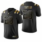 Men & Youth Kids #28 Jonathan Taylor Indianapolis Colts Black Golden Edition Jersey