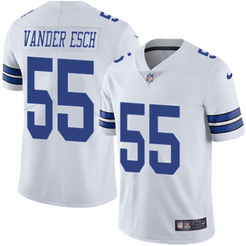 Men & Youth #55 Leighton Vander Esch Dallas Cowboys Color Rush Limited White Jersey