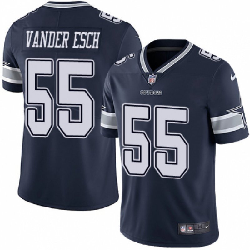 Men & Youth #55 Leighton Vander Esch Dallas Cowboys Color Rush Limited Navy Blue Jersey