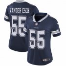 Women's #55 Leighton Vander Esch Dallas Cowboys Color Rush Limited Navy Blue Jersey