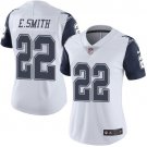 Women's #22 Emmitt Smith Dallas Cowboys Color Rush Limited White Jersey