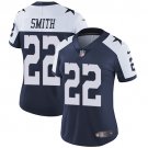 Women's #22 Emmitt Smith Dallas Cowboys Color Rush Limited Navy Blue Jersey
