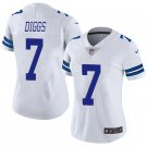 Women's #7 Trevon Diggs Dallas Cowboys Color Rush Vapor Limited White Jersey