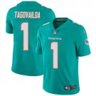Men & Youth Kids #1 Tua Tagovailoa Miami Dolphins Color Rush Limited Teal Green Jersey
