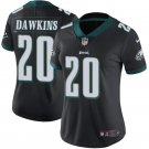 Women's #20 Brian Dawkins Philadelphia Eagles Color Rush Limited Black Jersey