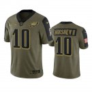 Men & Youth #10 Gardner Minshew II Philadelphia Eagles 2021 Salute to Service Limited Olive Jersey