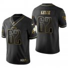 Men & Youth Kids #62 Jason Kelce Philadelphia Eagles Black Golden Edition Jersey