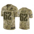 Men & Youth Kids #62 Jason Kelce Philadelphia Eagles Salute to Service Limited Camo Jersey