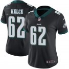 Women's #62 Jason Kelce Philadelphia Eagles Color Rush Limited Black Jersey