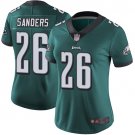 Women's #26 Miles Sanders Philadelphia Eagles Color Rush Limited Green Jersey