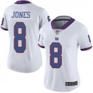 Women's #8 Daniel Jones New York Giants Color Rush Limited White Jersey