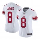 Women's #8 Daniel Jones New York Giants Color Rush Limited White Jersey