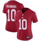 Women's #10 Eli Manning New York Giants Color Rush Limited Red Jersey