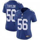 Women's #56 Lawrence Taylor New York Giants Color Rush Limited Blue Jersey