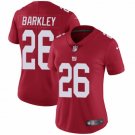 Women's #26 Saquon Barkley New York Giants Color Rush Limited Red Jersey