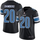 Men & Youth Kids #20 Barry Sanders Detroit Lions Color Rush Limited Black Jersey