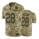 Men & Youth Kids #28 A.J. Dillon Green Bay Packers Salute To Service Limited Camo Jersey