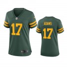 Women's #17 Davante Adams Green Bay Packers Green Alternate Game Jersey