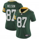 Women's #87 Jordy Nelson Green Bay Packers Color Rush Limited Green Jersey