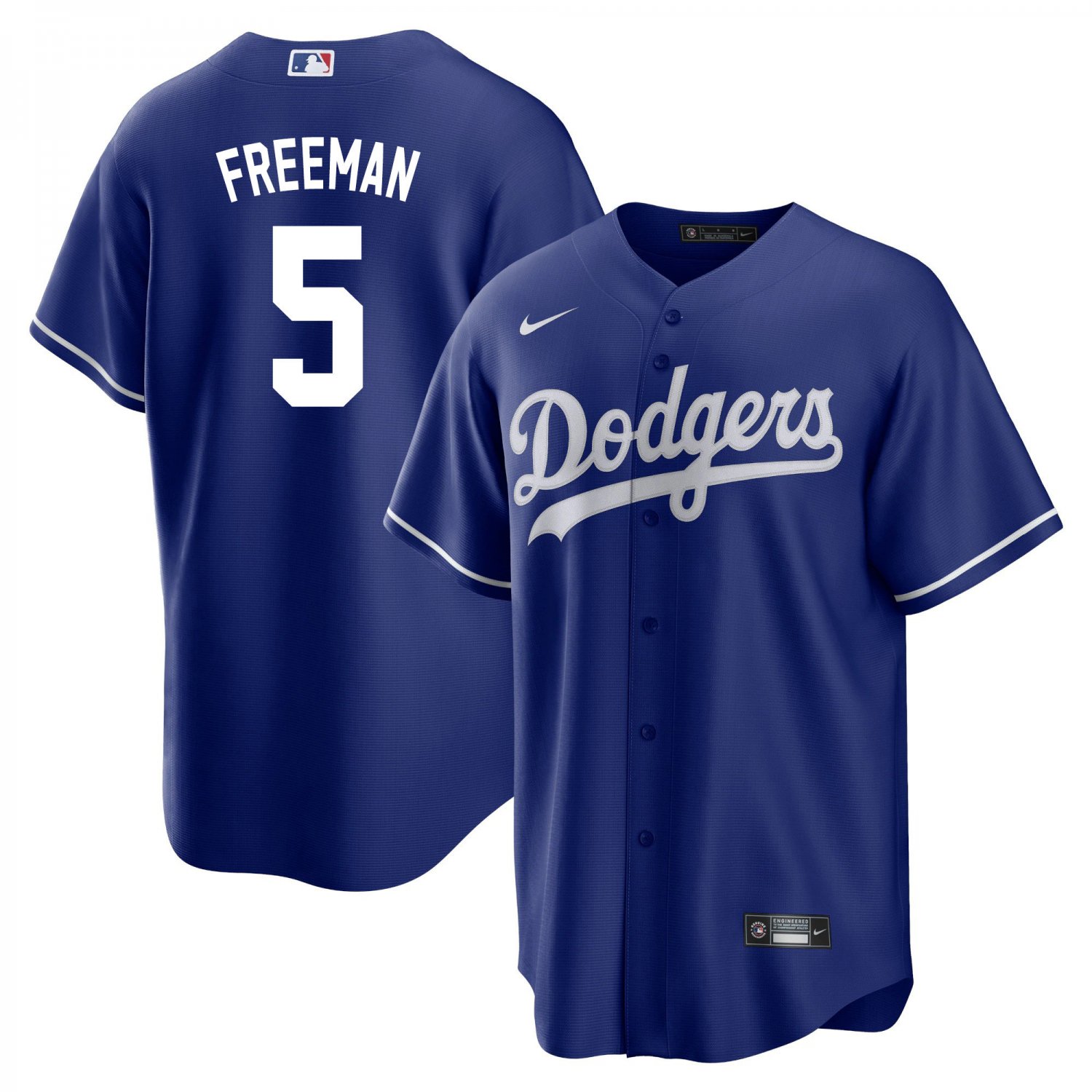 Men & Youth Kids #5 Freddie Freeman Los Angeles Dodgers Cool Base Blue Jersey