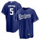 Men & Youth Kids #5 Freddie Freeman Los Angeles Dodgers Cool Base Blue Jersey