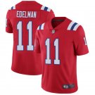 Men & Youth Kids #11 Julian Edelman New England Patriots Color Rush Limited Red Jersey