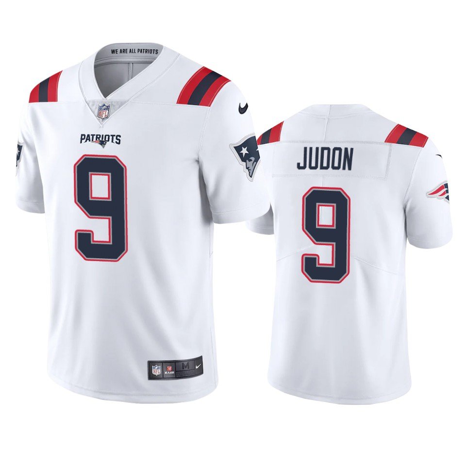 Men & Youth #9 Matthew Judon New England Patriots Color Rush Limited White Jersey