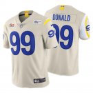 Men & Youth #99 Aaron Donald Los Angeles Rams Super Bowl LVI 56 Color Rush Limited Cream Jersey